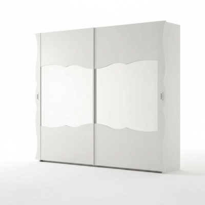 Armario de estilo italiano en madera maciza para dormitorio.