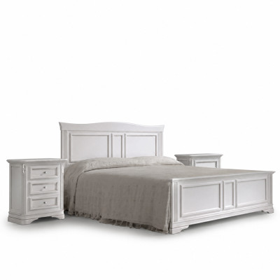 Dormitorio completo cama 2x mesitas de noche 3 piezas. Conjuntos de lujo de diseñador.
