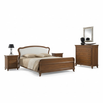 Dormitorio Set 2 mesitas de noche Cómoda Conjunto de muebles de habitación Nuevo