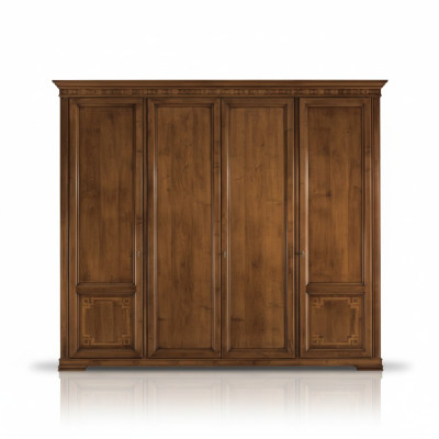 Armario Armario de lujo de madera Diseño Muebles Dormitorio Marrón Nuevo