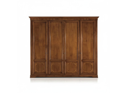 Armario de dormitorio de madera Armarios de muebles italianos Armario de ropa