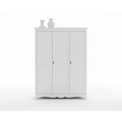 Armario de madera Armario Gabinete Dormitorio Muebles de lujo Blanco Nuevo