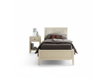 Set de dormitorio de lujo, mesita de noche, cama 2 piezas. Conjunto completo. Nuevo diseño de mobiliario.