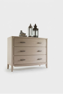 Diseño de cómoda de madera, armario con cajones beige, muebles italianos, consola.