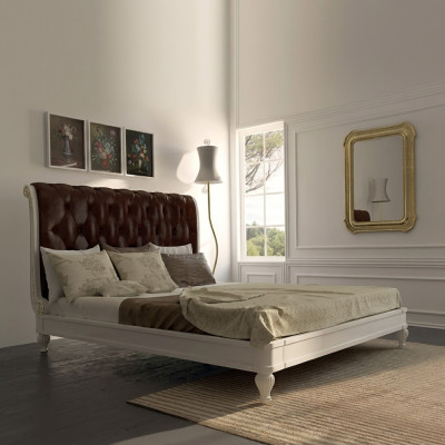 Diseño de cama Cama de lujo Muebles de dormitorio Mobiliario Cama doble Nuevo