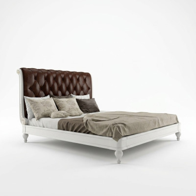 Diseño de cama Cama de lujo Muebles de dormitorio Mobiliario Cama doble Nuevo