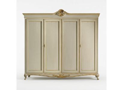Muebles clásicos estantería armario dormitorio diseño italiano madera nuevo