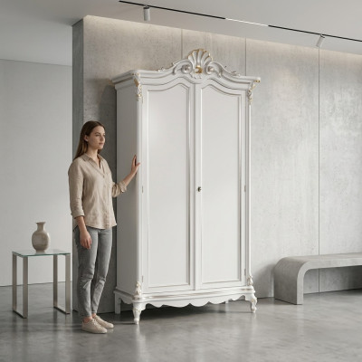 Armario dormitorio de madera Armario Estilo clásico Armarios Lujo