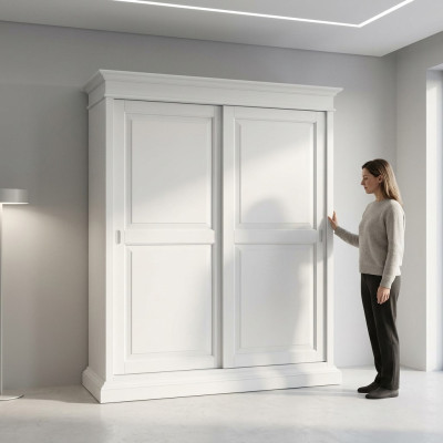 Armario italiano de madera Armarios de madera dormitorio de lujo