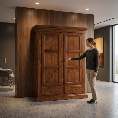 Armario Armario italiano de dormitorio de madera nuevo