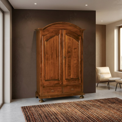 Armarios de madera italianos con diseño de armario de lujo.