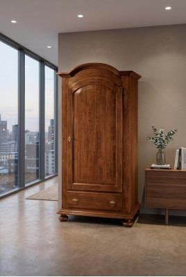 Dormitorio Armario Armario Lujo Madera Gabinetes Muebles Marrón Nuevo