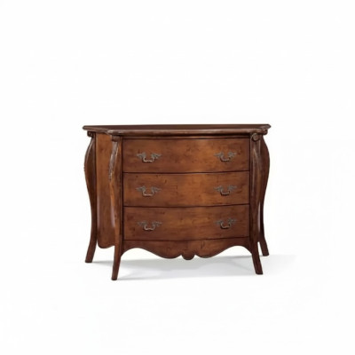 Cómoda marrón estilo italiano de madera muebles clásicos diseño nuevo