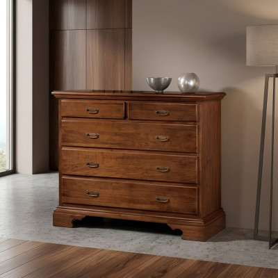 Cómoda armario Estilo clásico Lujo Cómodas de madera Dormitorio de lujo