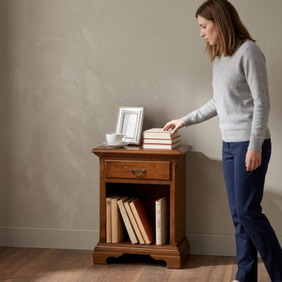 Mesita de noche consola mesa auxiliar nueva consolas de noche diseño de madera nuevo