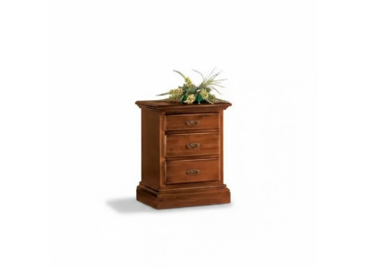Diseño de mesita de noche mesa muebles madera dormitorio mesa auxiliar marrón nuevo