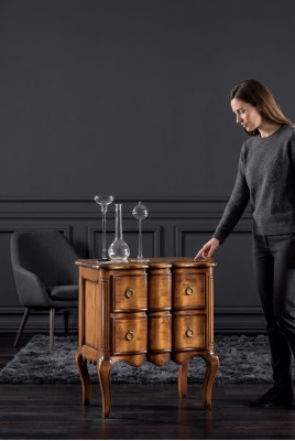 Mesita de noche diseño muebles mesitas de noche madera dormitorio mesa auxiliar nueva