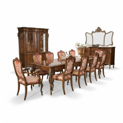 Mesa de comedor 10 sillas Grupo de comedor sala de estar Juego de 11 piezas Muebles