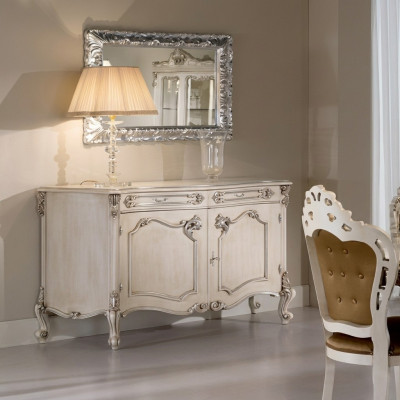 Mueble de aparador de madera maciza en color marrón, diseño de muebles, cómodas nuevas.
