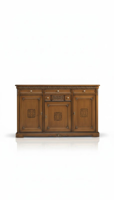 Clásico armario Muebles de madera maciza Credenza Diseño de interiores italiano