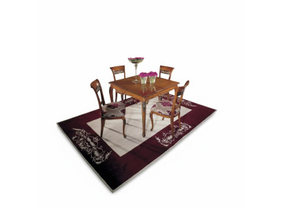 Juego completo de mesa de comedor 4 sillas Juego de comedor Grupo de comedor Mesa de madera 5 piezas