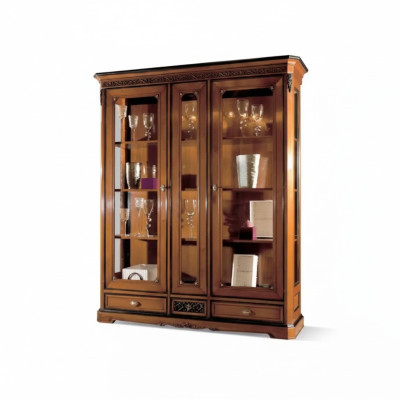 Muebles de lujo para el salón italiano, vitrina, armario, estilo clásico, nuevo