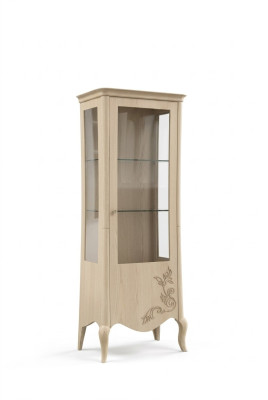 Mueble de lujo italiano vitrina de vidrio para sala de estar, armario de diseñador nuevo.