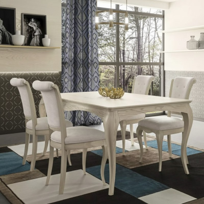 Mesa de comedor Mesa de comedor Conjunto de 4 sillas Mesas Sillas Juego de 5 piezas Muebles