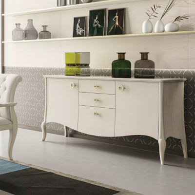 Muebles italianos aparador cómoda lujo mobiliario sala de estar madera