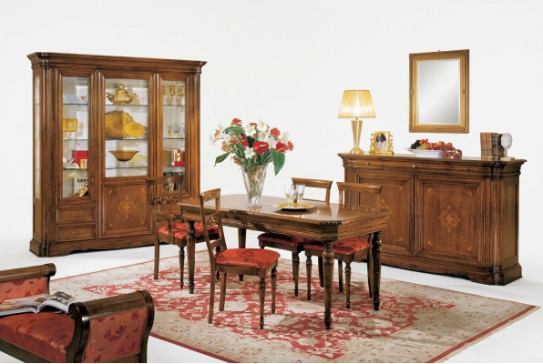 Mesa de comedor, 4 sillas, juego de comedor, aparador, conjunto de mesa, mesa de comedor de 7 piezas.