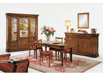 Mesa de comedor, 4 sillas, juego de comedor, aparador, conjunto de mesa, mesa de comedor de 7 piezas.