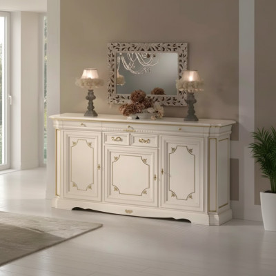 Cómoda Aparador Armario Madera Cómodas Muebles italianos Macizos Nuevos