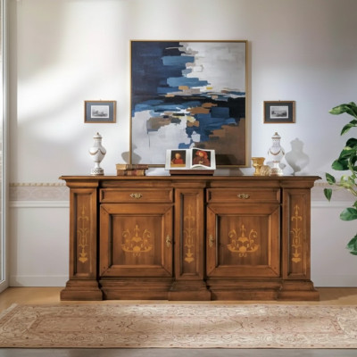 Mueble de salón de diseño de lujo nuevo en marrón, mueble de madera nuevo