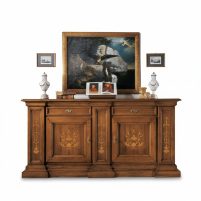 Mueble de salón de diseño de lujo nuevo en marrón, mueble de madera nuevo