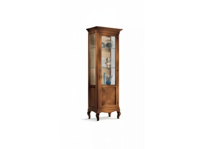 Mueble vitrina de vidrio de madera estantes de vidrio armario de cristal Italia