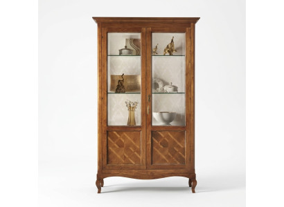 Mueble vitrina de madera con vidrio para sala de estar, lujo, nuevo