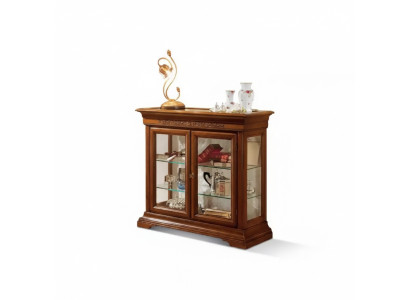 Vitrina Muebles de lujo italianos Armario de vitrinas Diseño de vidrio Armarios