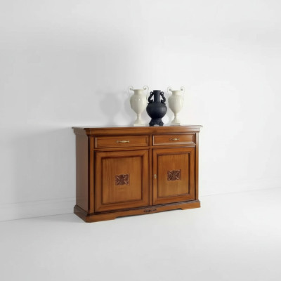 Lujo Aparador de madera Mueble de salón Armario Marrón Cómoda Nuevo