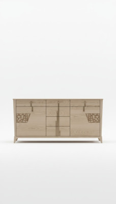 Aparador de lujo, diseño, cómoda, aparador, armario, muebles italianos nuevos.