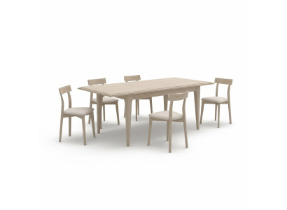 Juego de comedor mesa de comedor 6 sillas Conjunto mesa grupo de comedor 7 piezas Mesa comedor.