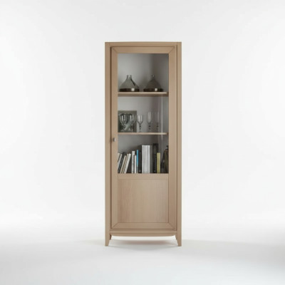 Muebles de madera Vitrina Armario de vidrio Cómoda Armarios Muebles italianos Nuevos