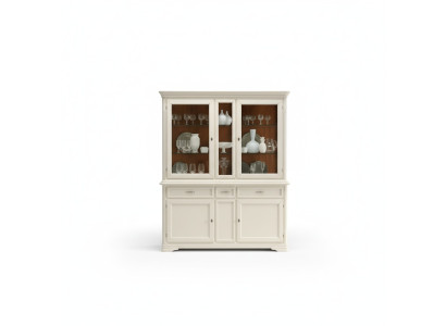 Vitrina Mueble de comedor Aparador de madera Mueble de salón Aparador de vidrio Armario