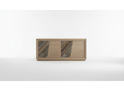 Mueble de sala de estar comedor de madera de lujo, armarios nuevos marrones.