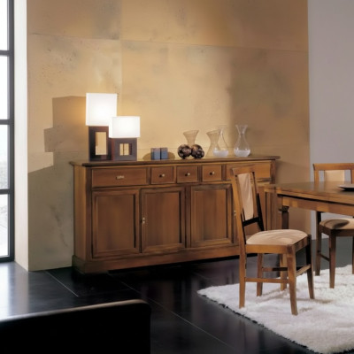 Cómoda Aparador Armario Credenza Cómodas Estilo Madera Muebles de Lujo Nuevo