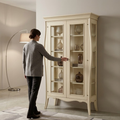 Mueble vitrina italiano armario armario de visualización diseño sala de estar nuevo