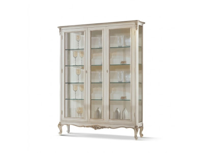 Vitrina de vidrio de 2 puertas, vitrinas de madera, armarios de sala de estar, muebles de diseño nuevos.