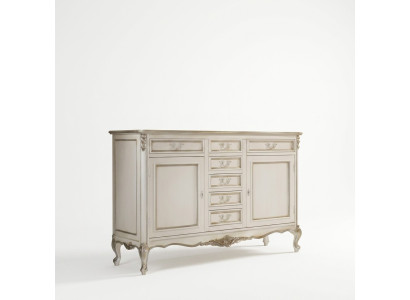 Mueble de lujo, cómoda, aparador, armario, cómoda, blanco, aparador, nuevo.