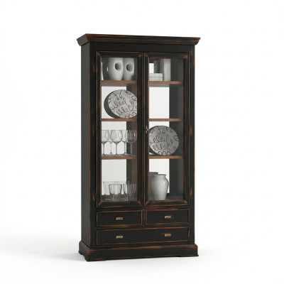 Vitrina armario Vitrina de cristal Armarios de lujo Muebles de vitrina Vitrina de vidrio