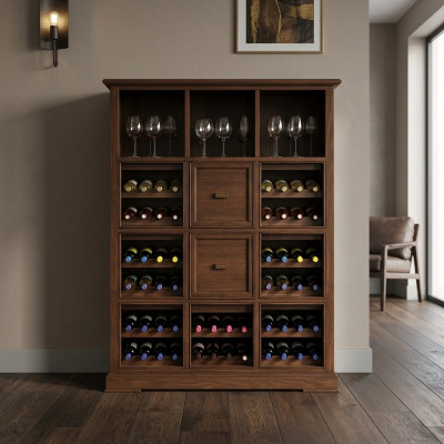 Bar en casa Mueble de salón Armario Bar Vitrina Muebles italianos de madera