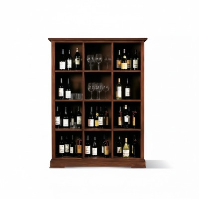 Mueble de bar armario vitrina salón estante diseñador de madera.